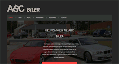 Desktop Screenshot of abc-biler.dk